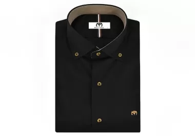 Πουκάμισο Slim Fit Makis Tselios UC682-B1567.1 Μαύρο