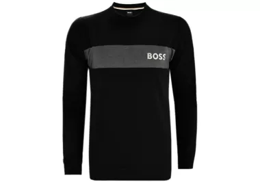 Μπλούζα Boss 50503061-001 Μαύρο