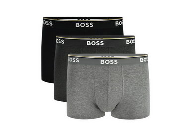 Boxer Boss 3Pack 50475274-061 Μαύρο|Γκρι|Ανθρακί