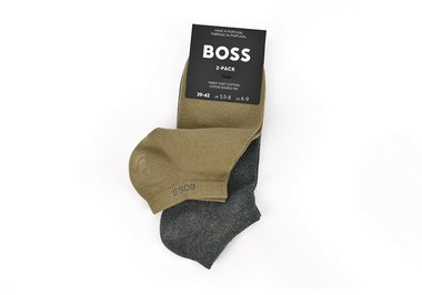 Κάλτσες Boss 2Pack 50467730 ανθρακί-μπεζ