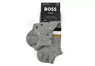 Κάλτσες Boss 2Pack 50516403-040 Ανθρακί