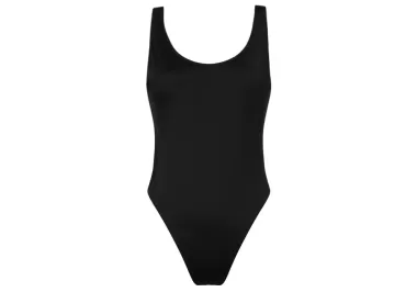 Μαγιό Ολόσωμο Calvin Klein KW0KW01599-BEH Μαύρο