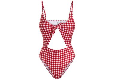 Μαγιό Ολόσωμο Guess E3GJ21-MC04R-L50R Καρό