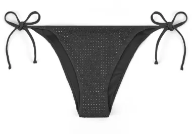 Μαγιό Σλιπ Bikini Bottom Blue Point 25065005-02 Μαύρο