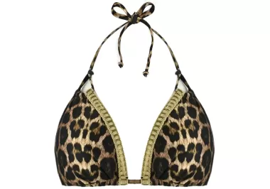 Μαγιό Τρίγωνο Bikini Top Blue Point 25066021-18 Λεοπάρ
