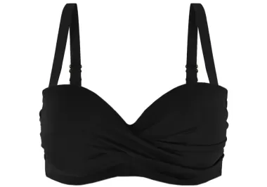 Μαγιό Bandeau Bikini Top Blue Point 25066093D-02 Μαύρο