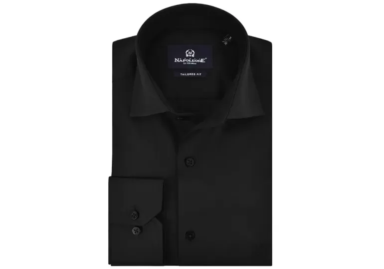 Πουκάμισο Tailord Fit Monte Napoleone 32-3055-3140.58 Μαύρο - 5