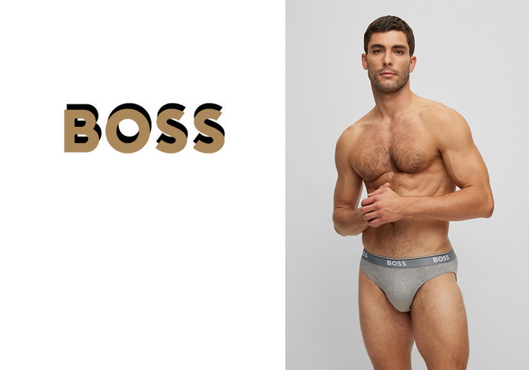 Σλιπ Boss 3Pack 50475273-061 Μαύρο|Γκρι|Ανθρακί - 4