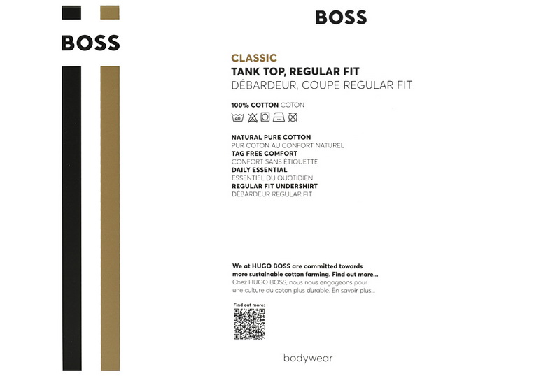 Φανελάκια Boss 3Pack 50475278-100 Λευκό - 8