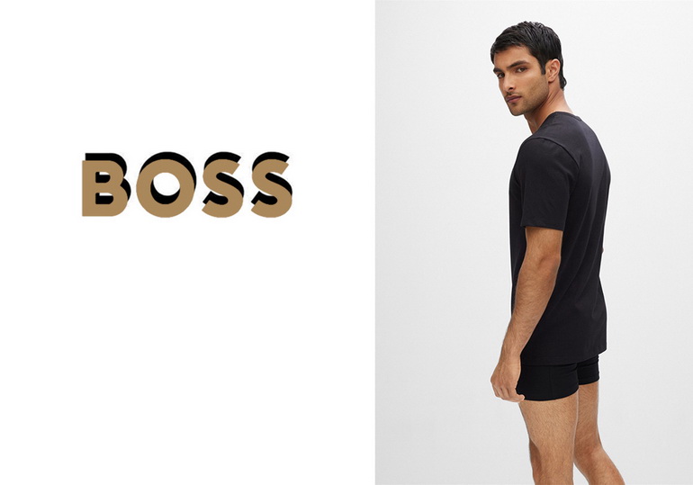 Φανελάκια Boss 3Pack 50475284-999 Μαύρο|Λευκό|Γκρι - 4