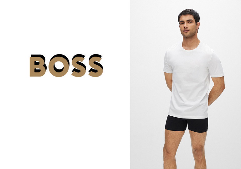 Φανελάκια Boss 3Pack 50475284-999 Μαύρο|Λευκό|Γκρι - 6