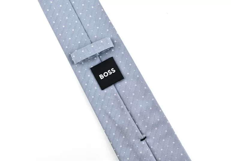 Γραβάτα Μεταξωτή Boss 50544572-450 Σιέλ - 6