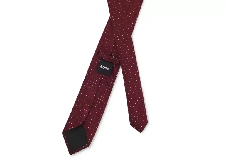Γραβάτα Μεταξωτή Boss 50550416-602 Μπορντό - 4