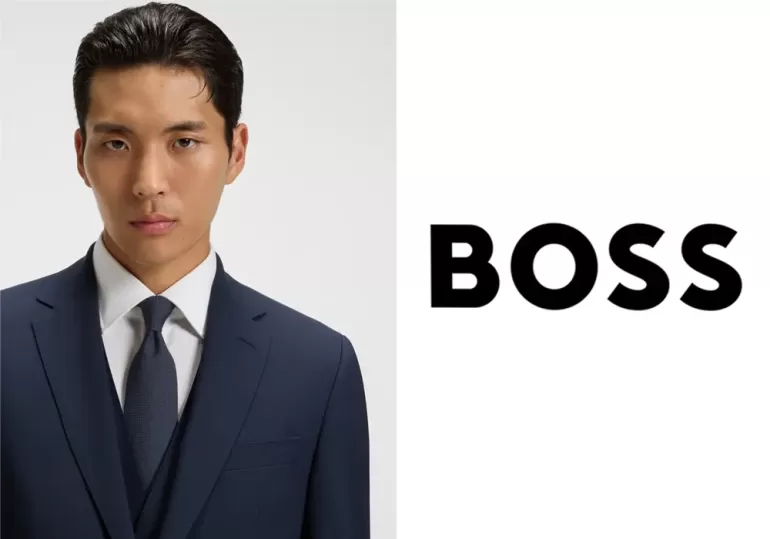 Γραβάτα Μεταξωτή Boss 50550972-404 Μπλε - 2