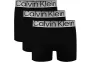 Μπόξερ Long 3Pack Calvin Klein NB3075A-7V1 Μαύρο
