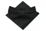 Bowtie & Pocketsquare Set Stefano & Mario SMp098 Black