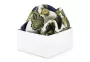 Silk Pocketsquare SMpo441 Blue & Gold