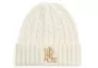 Womens Beanie Hat Lauren Ralph Lauren 454P23505-002 Off-White