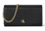 Δερμάτινη Τσάντα Χιαστί Lauren Ralph Lauren 432980206-001 Μαύρο