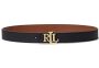 Γυναικεία Ζώνη Διπλής Όψης Lauren Ralph Lauren 412912039-001 Μαύρο|Ταμπά