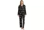 Women's Pijamas Buttondown Vamp 25083-100 Black