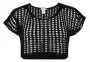 Women's Top See-Through Blue Point 26085031-02 Black
