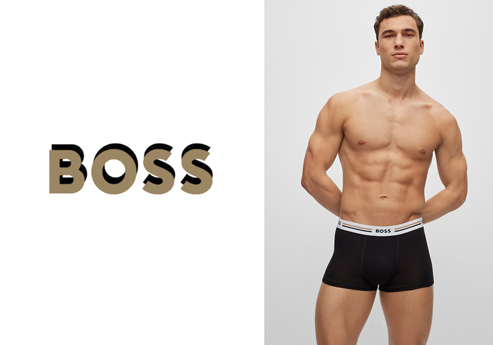 HUGO BOSS Motion trunk (1-pack), heren boxer kort, zwart