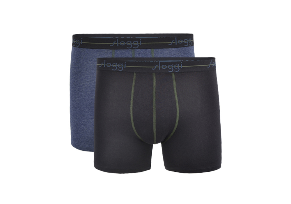 Boxer Sloggi Hipster Start 3D Stretch - Taille 6 - Noir - Coton - Neuf Sans étiquette