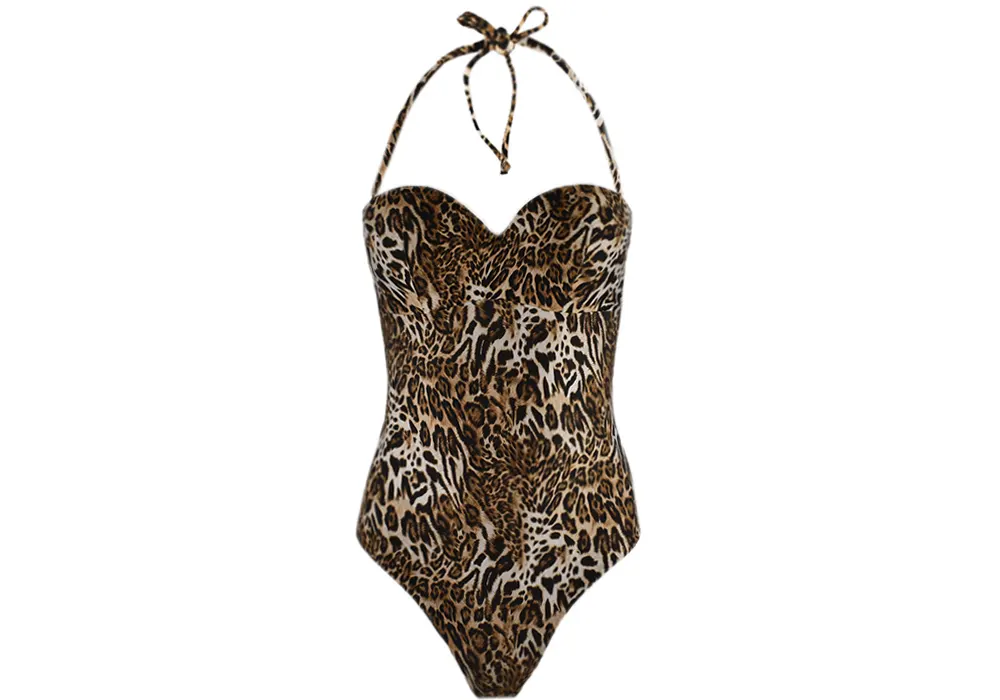 ワンピース guess One Piece Swimsuit Guess E4GJ26-MC04R-P122 Leopard - Eros